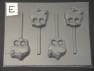 471sp Monster Low Chocolate Candy Lollipop Mold FACTORY SECOND